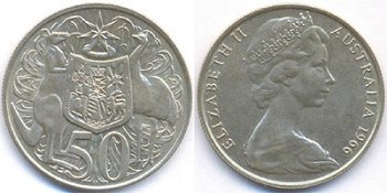 Ausztrália 50 cent 1966 eredeti