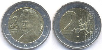 Ausztria 2 euro 2002 - eredeti