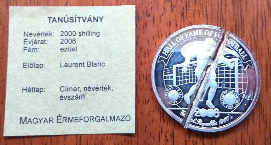 2000 Shilling 2006 - ezüstnek beállítva