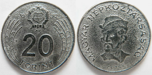20 forint 1982 - hamis