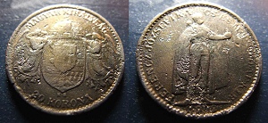 20 korona 1892 - öntött hamis