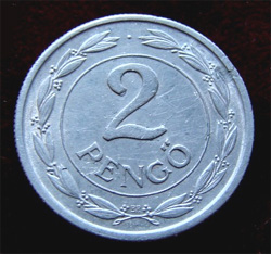 1941 eredeti hullámos talpú 2 pengő