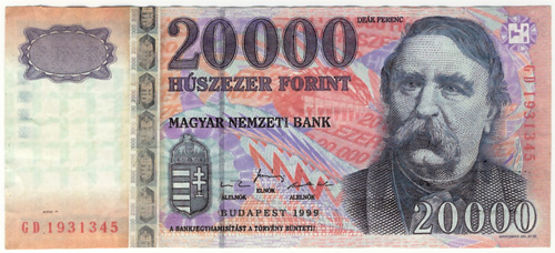20000 forint 1999 - hamis