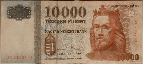 10000 forint 2003 hamis bankjegy