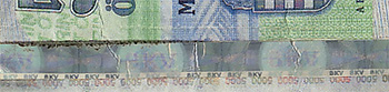 5000 forint 2005 - hamis csak fémcsík BKV