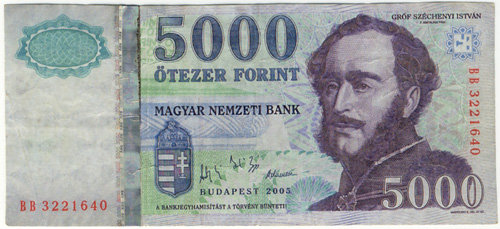 5000 forint 2005 - hamis