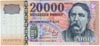 Magyar Nemzeti Bank forgalmi 20000 forint