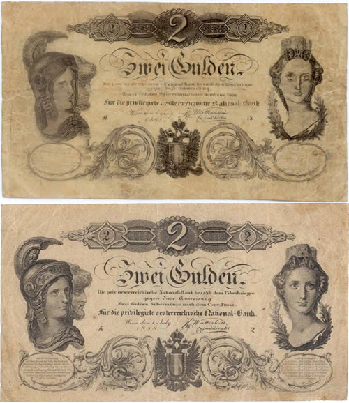 2 gulden 1848 - hamis