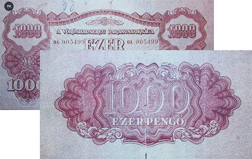 1000 pengő 1944 - Föl kéne szabadulni már dokumentum melléklet