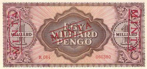 1000000000 peng 1946 - hamis sorszmos MINTA